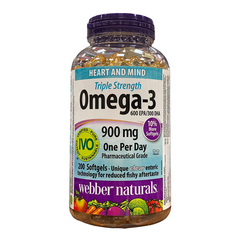 加拿大Webber_Naturals(Webber_Naturals)omega-3 鱼油900mg 200ç2?