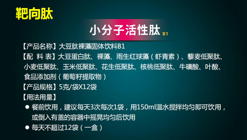 中冠（ZHONGGUAN）靶向肽小分子活性肽B1