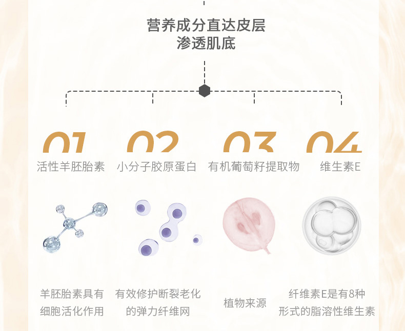 香娜露儿(Chantelle)羊胚胎素精华æ¶?0ml*5