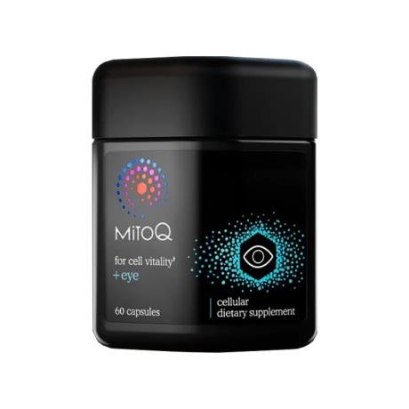 美透（MitoQ）明眸膠囊60粒保護視力葉黃素專利越橘緩解眼疲勞抗藍光