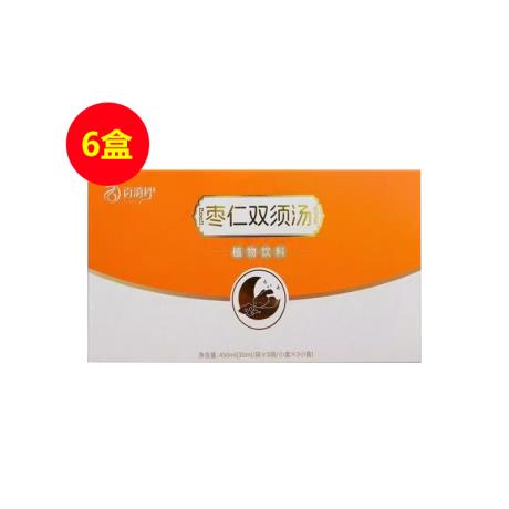 百消丹（baixiaodan）棗仁雙須湯 450ml(30ml/袋x5袋/小盒x3小盒) 【六盒裝】