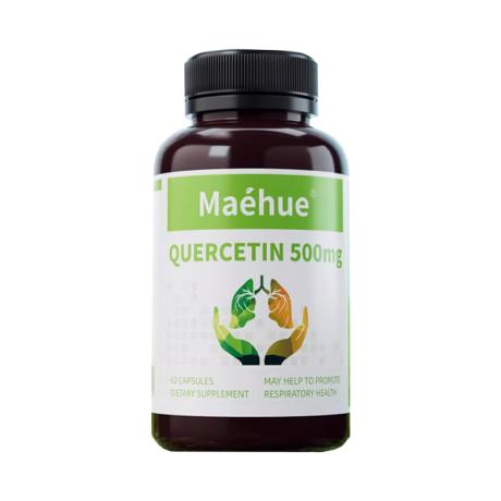 新西兰MAEHUE（MAEHUE）1000mg槲皮素高含量菠萝蛋白酶护肺胶囊 60粒/瓶
