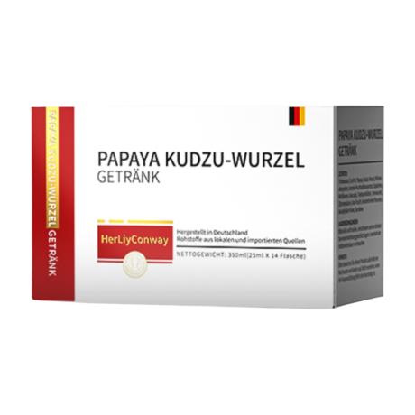 赫麗康維木瓜葛根粉液態(tài)飲 25ml*14支