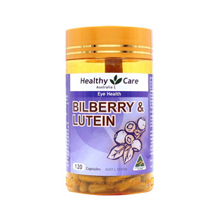 澳洲Healthy_Care(Healthy_Care)越橘藍(lán)莓護(hù)眼葉黃素護(hù)眼膠囊【澳洲原裝進(jìn)口】120粒