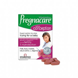 英国Pregnacare(Pregnacare)女士备孕孕前营养叶酸片 30粒