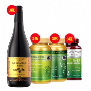 金极美(Kingcareme)酵素原液瘦身美颜90天疗程组合套装