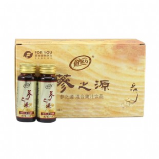 富迪(FOR_YOU)倍尔力参之源人参混合果汁饮品30ml*15瓶/箱