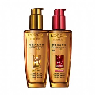 欧莱雅(L_Oreal)美发奇焕润发头发护发精油100ml*2