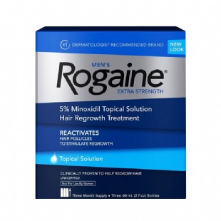 落健(Rogaine)男士防脱再生液60ml*3瓶【美国原装进口版】