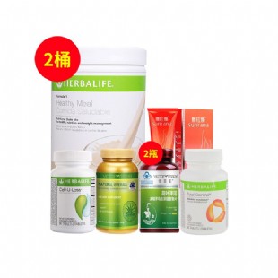 康宝莱(Herbalife)一个月极速减肥瘦身套装（月瘦15-30斤买就送收腹霜）