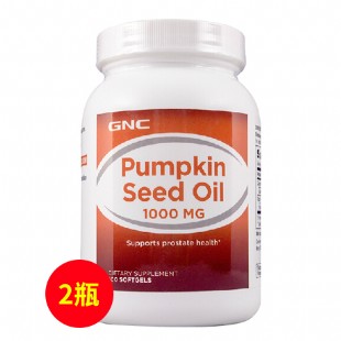 健安喜(GNC)天然南瓜籽油软胶囊1000mg*100粒【感恩两件套】