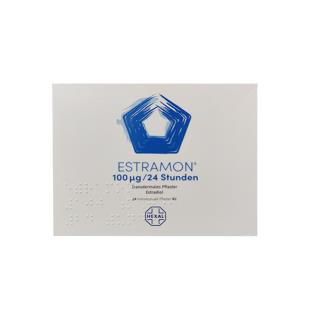 德国诺华（Estramon）卵巢雌性激素荷尔蒙贴更年贴100ug*24贴/盒（德国原装进口 ，无中文标）