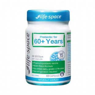 益倍适（Life_Space）60岁以上老人益生菌 胶囊60粒