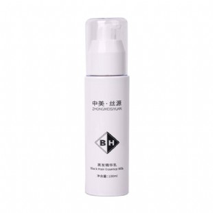 中美丝源黑发精华乳何首乌纯植物免洗染发剂100ml