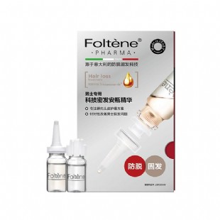 丰添（Foltene）男士头皮营养安瓶抑制落发育发精华液100ml