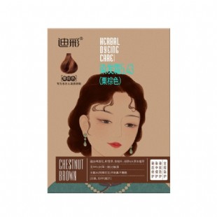国珍 (GuoZhen)荐康客迪彩草本染发系列 (栗棕色)
