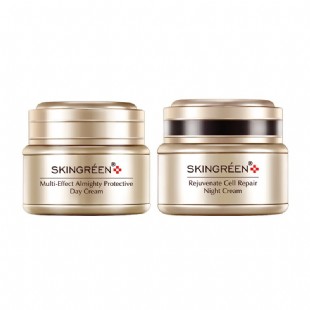 仙格丽(Skingreen)日霜晚霜*升级版【强效修复套组】