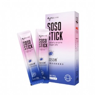 多燕瘦(dyesoo) SoSo棒蓝莓味酵素果冻20g*7条/盒