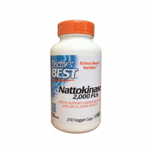 美国Doctors_best(Doctors_best)Nattokinase 纳豆激酶胶囊270粒