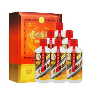 贵州茅台（MOUTAI）纸珍酱香型白酒 53度 375mL*6瓶整箱装