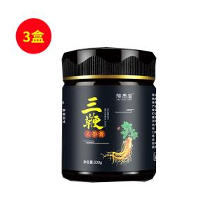 膠春堂（JIAOCHUNTANG）三鞭人參膏300g【三瓶裝】