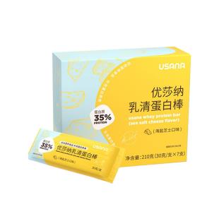 葆嬰(Babycare)優(yōu)莎納乳清蛋白棒210g(30g/支*7支）/盒（海鹽芝士味）