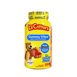丽贵lilcritters复合维生素小熊软糖 190粒