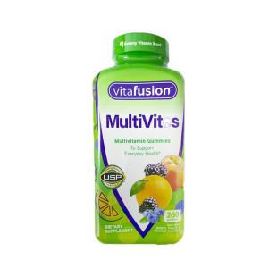 美國(guó)VitaFusion MultiVites小熊成人復(fù)合綜合維生素軟糖 260粒