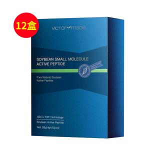 维萃美(Victorymade)非转基因100%纯大豆小分子活性肽  4g*22袋（英文版）【12盒装】