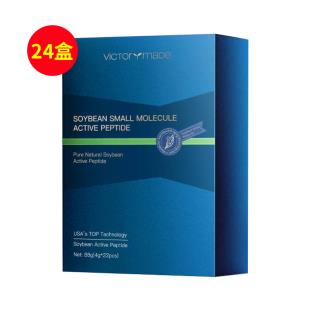 维萃美(Victorymade)非转基因100%纯大豆小分子活性肽  4g*22袋（英文版）【24盒装】