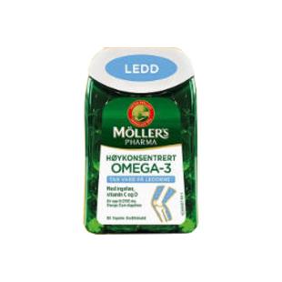 挪威沐樂思mollers ledd 關(guān)節(jié)高濃縮Omega-3魚油 80粒/瓶