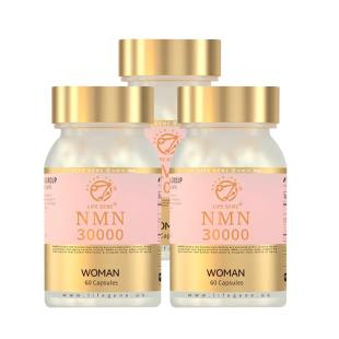 生命基因(lifegene)nmn30000烟酰胺单核苷酸nad+补充剂（女士）【3瓶礼盒装】