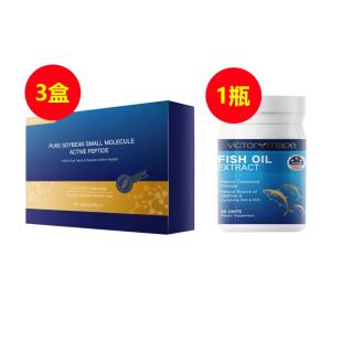 維萃美(Victorymade)非轉(zhuǎn)基因100%純大豆小分子活性肽 4g*20袋（英文版）【買三送魚油小金瓶】
