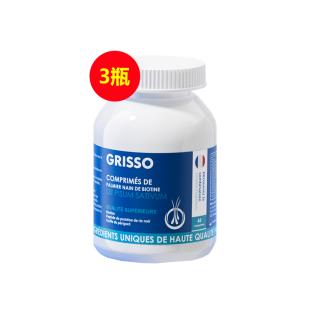 格瑞索（GRISSO）锯棕榈生物素养发片 60片/瓶【三瓶】