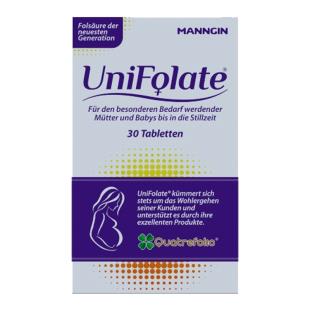 優(yōu)利葉（Unifolate）活性葉酸維生素 30粒/盒