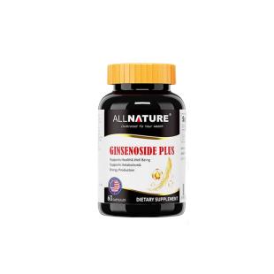 安美奇（ALLNATURE）  HEALTH人參皂苷膠囊  60粒/瓶