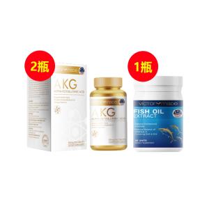 【平台专供】维萃美(Victorymade)AKG时光抗衰*2+深海鱼油小金瓶*1