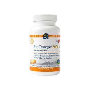 挪威小鱼青少年深海鱼油omega3记忆力专注力学生儿童增强DHA补脑2000mg*60粒/瓶