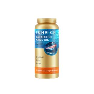 美国funrich（funrich）1200mg南极深海磷虾油 60粒