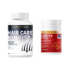 【買11瓶再送1瓶 再送輔酶小金瓶】維萃美(Victorymade)生物素育發(fā)膠囊
