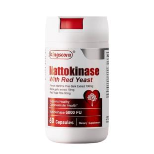 美國Kingscom（Kingscom）紅曲納豆激酶60粒
