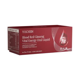 yochen雙參補(bǔ)鐵補(bǔ)氣養(yǎng)血口服液21支/盒