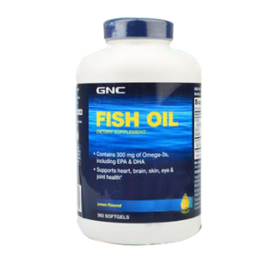 健安喜(GNC)無(wú)膽固醇深海魚(yú)油300mg*360粒/瓶【新包裝】