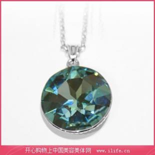 施華洛世奇(SWAROVSKI)炫彩圓形水晶項(xiàng)鏈【海洋藍(lán)】