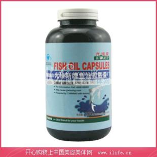 美国尤维斯(U_ways)鱼油软胶囊1000mg/粒×300粒/瓶