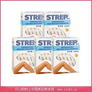 诗瑞(STREP)脱毛蜡纸套装10片+50ml/盒5套强效装