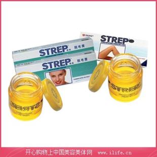 诗瑞(STREP)强力脱毛套装脱毛蜡纸10片+脱毛蜡75ml+脱毛膏40ml