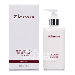 艾丽美(Elemis)玫瑰花瓣保湿洁面乳【英国原装进口】200ml