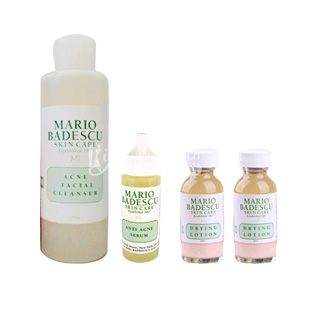 美国Mario Badescu(Mario_Badescu)净痘温和肌肤美容套装（适用于白头或者封闭型粉刺）