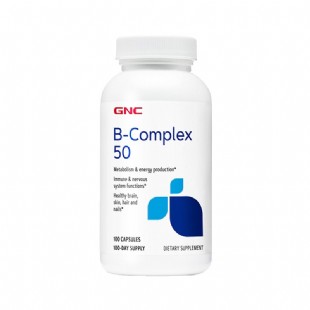 健安喜(GNC)复合维生素B群Complex 50缓释100粒【新包装】